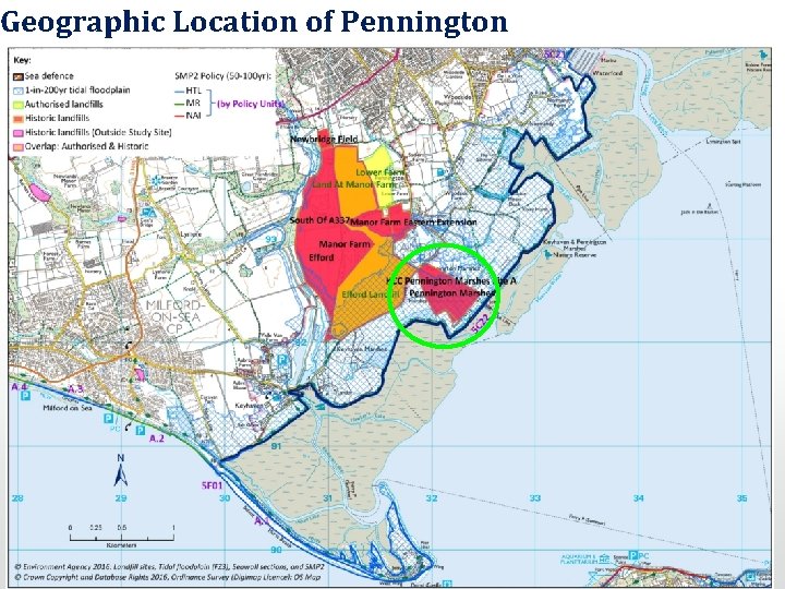 Geographic Location of Pennington Geographic Location of Pennington