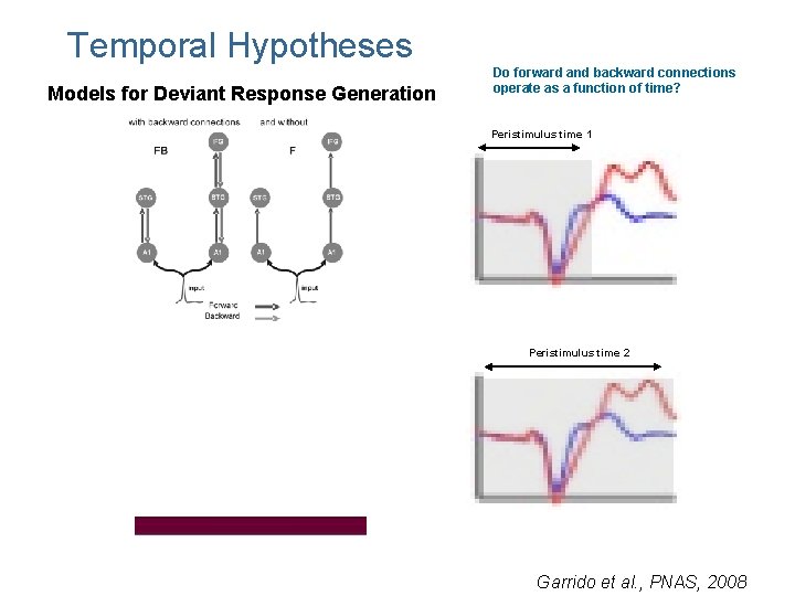 Temporal Hypotheses Models for Deviant Response Generation Do forward and backward connections operate as Temporal Hypotheses Models for Deviant Response Generation Do forward and backward connections operate as