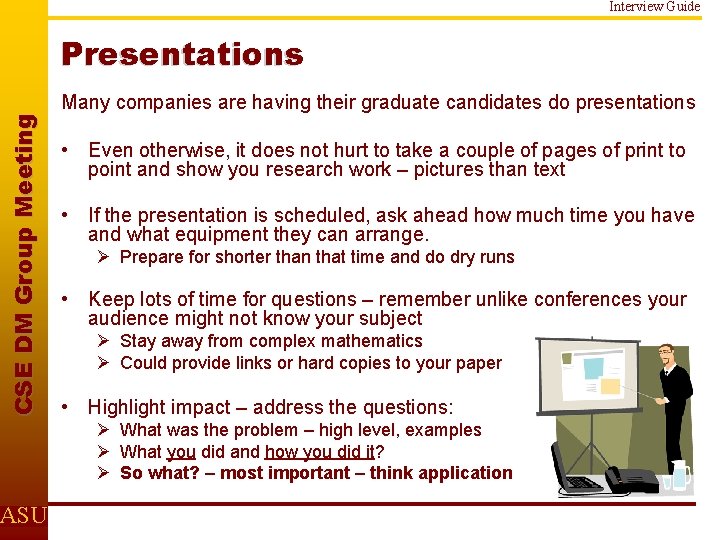 Interview Guide C S E D M Gr o u p M e e