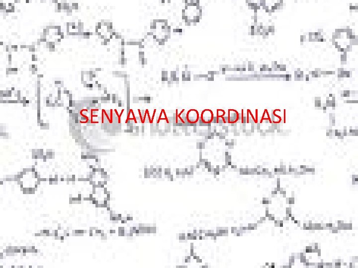 SENYAWA KOORDINASI 