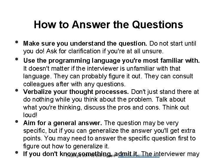 How to Answer the Questions • • • Make sure you understand the question. How to Answer the Questions • • • Make sure you understand the question.