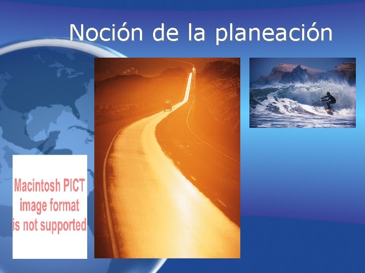 Noción de la planeación 