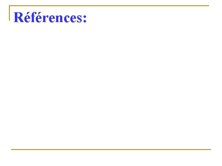 Références: 