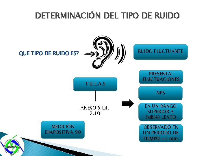 DETERMINACIÓN DEL TIPO DE RUIDO FLUCTUANTE T. U. L. A. S PRESENTA: FLUCTUACIONES NPS