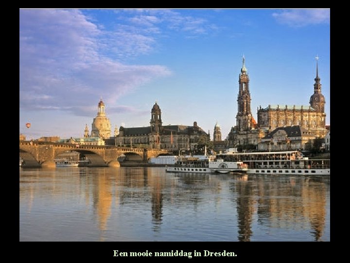 Een mooie namiddag in Dresden. Een mooie namiddag in Dresden.