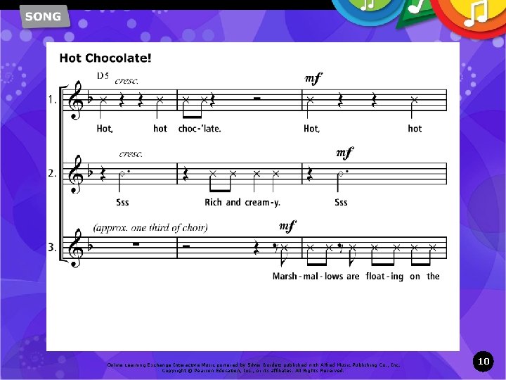 Online Learning Exchange Interactive Music powered by Silver Burdett published with Alfred Music Publishing