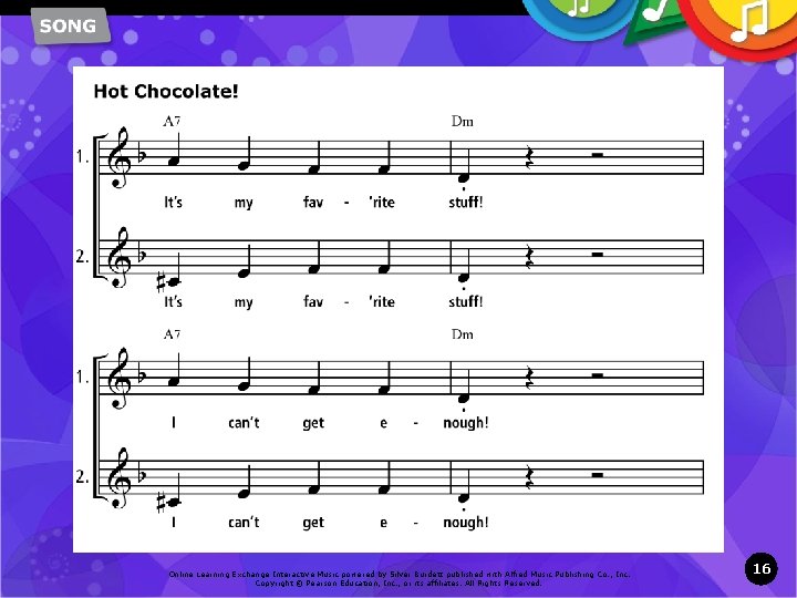 Online Learning Exchange Interactive Music powered by Silver Burdett published with Alfred Music Publishing
