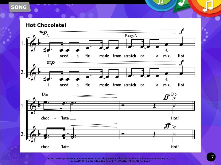 Online Learning Exchange Interactive Music powered by Silver Burdett published with Alfred Music Publishing
