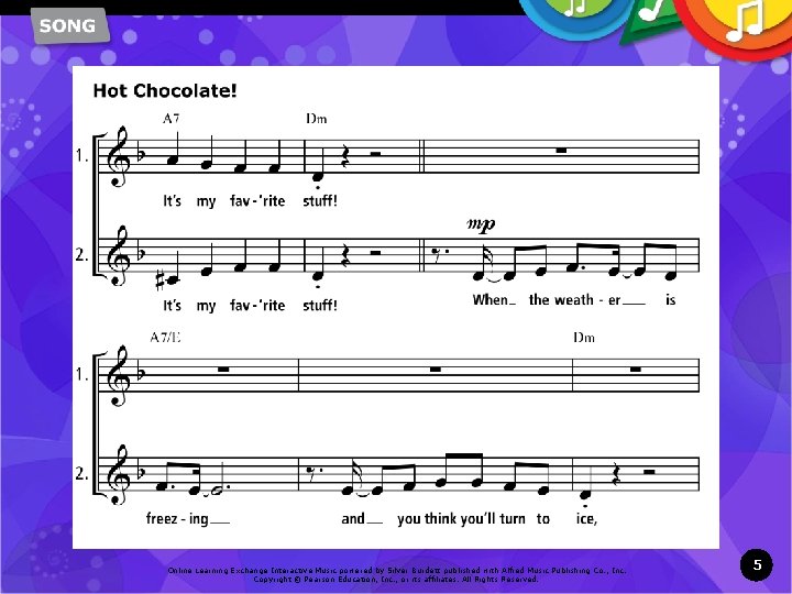 Online Learning Exchange Interactive Music powered by Silver Burdett published with Alfred Music Publishing
