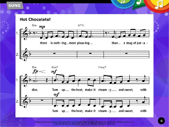 Online Learning Exchange Interactive Music powered by Silver Burdett published with Alfred Music Publishing
