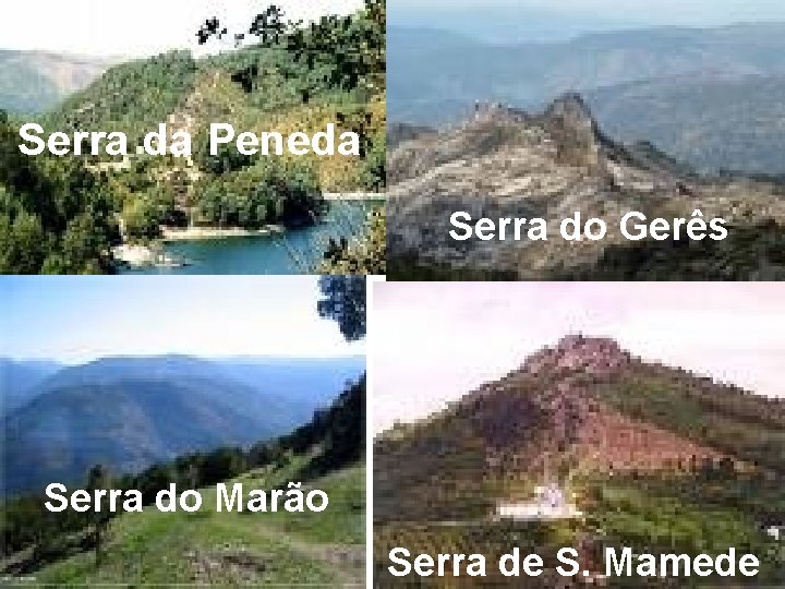 Um conjunto de montanhas montes ou colinas ligadas