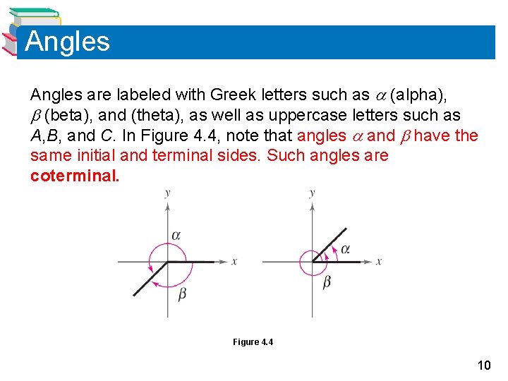 Angles are labeled with Greek letters such as (alpha), (beta), and (theta), as well