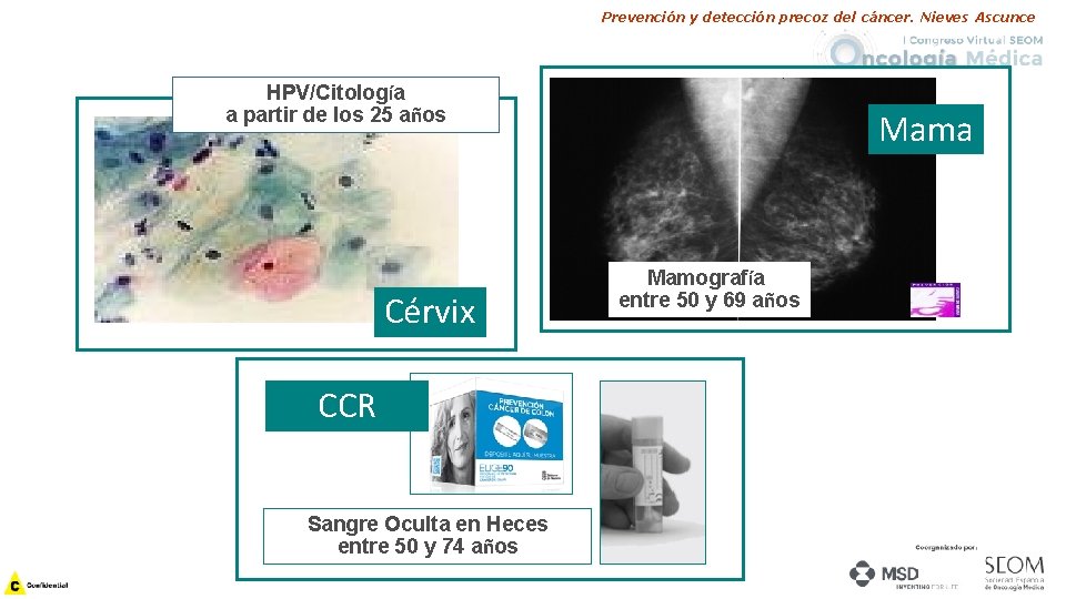 Prevención y detección precoz del cáncer. Nieves Ascunce HPV/Citología a partir de los 25