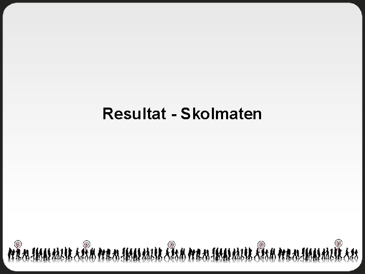 Resultat - Skolmaten 