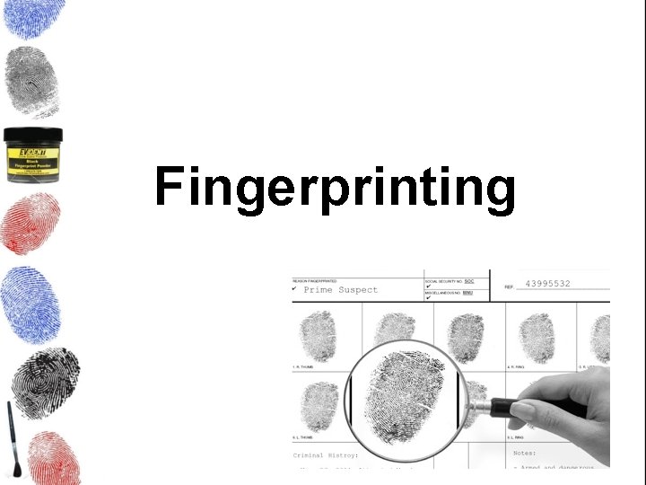 Fingerprinting 