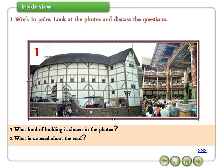 1 Work in pairs. Look at the photos and discuss the questions. 1 What