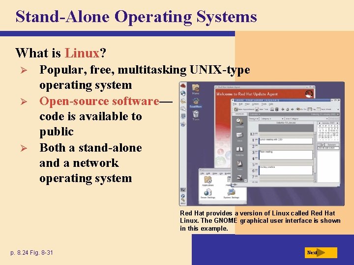 Stand-Alone Operating Systems What is Linux? Ø Ø Ø Popular, free, multitasking UNIX-type operating Stand-Alone Operating Systems What is Linux? Ø Ø Ø Popular, free, multitasking UNIX-type operating