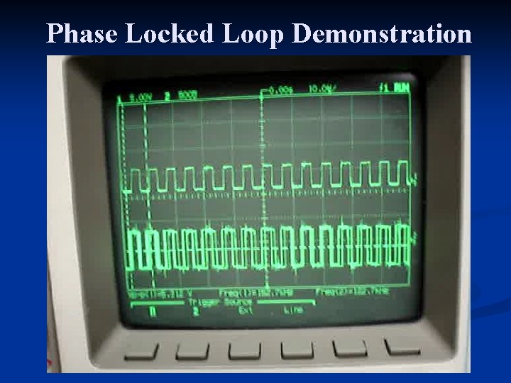Phase Locked Loop Demonstration Phase Locked Loop Demonstration