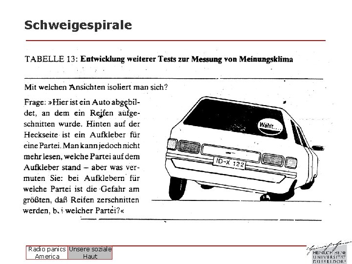 Schweigespirale Radio panics Unsere soziale America Haut Schweigespirale Radio panics Unsere soziale America Haut