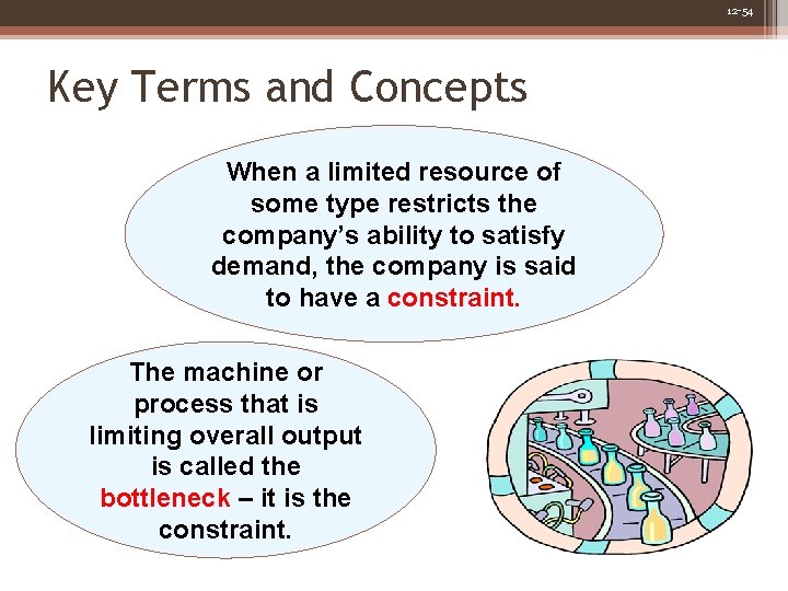 12 -54 Key Terms and Concepts When a limited resource of some type restricts 12 -54 Key Terms and Concepts When a limited resource of some type restricts