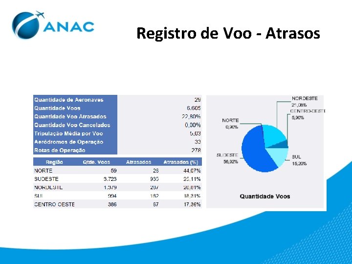 Registro de Voo - Atrasos 