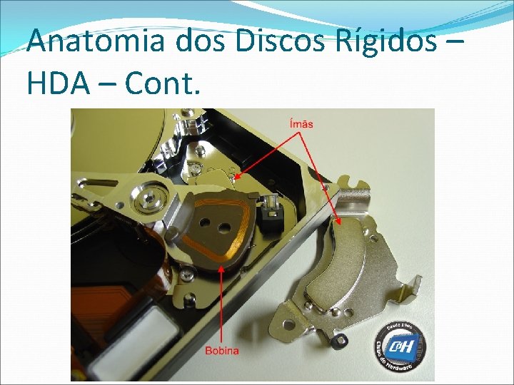 Anatomia dos Discos Rígidos – HDA – Cont. 