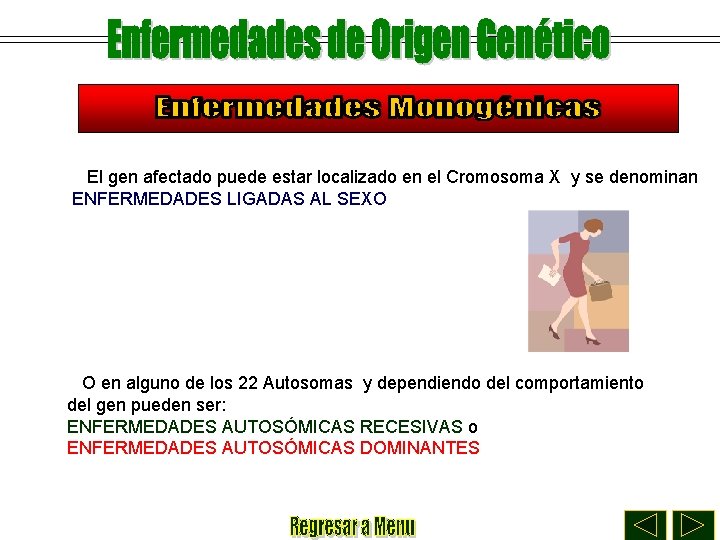El gen afectado puede estar localizado en el Cromosoma X y se denominan ENFERMEDADES