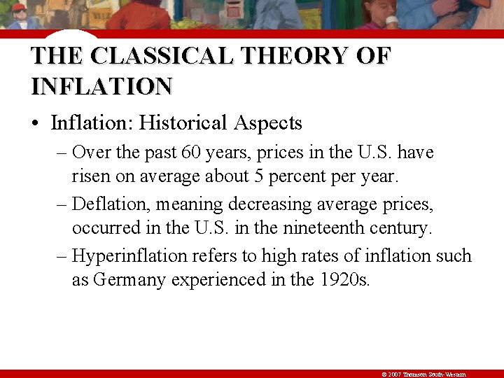 THE CLASSICAL THEORY OF INFLATION • Inflation: Historical Aspects – Over the past 60
