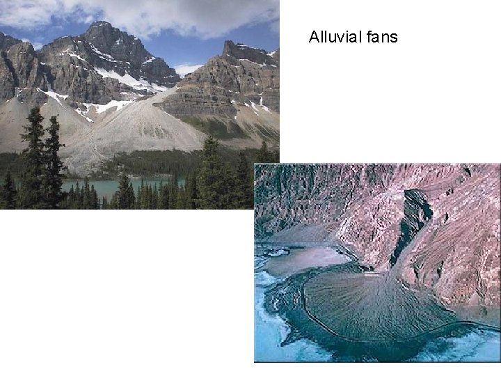 Alluvial fans 