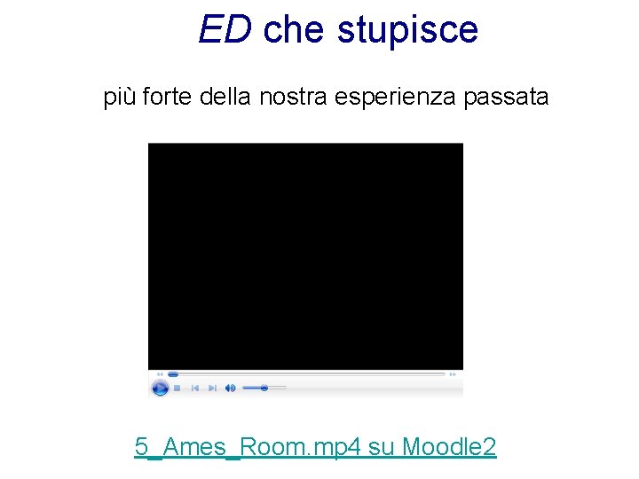 ED che stupisce più forte della nostra esperienza passata 5_Ames_Room. mp 4 su Moodle