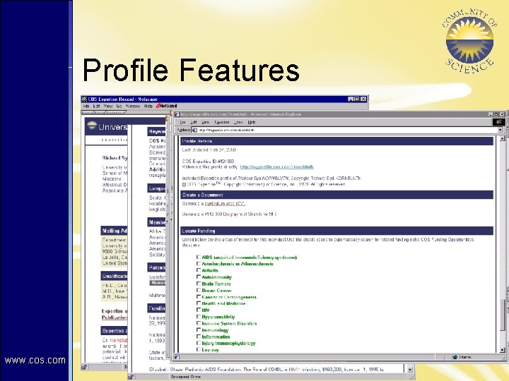 Click to edit Master title style Profile Features • Clickto toedit. Mastertextstyles – Second