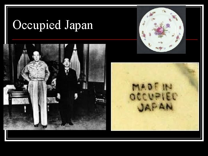 Occupied Japan 