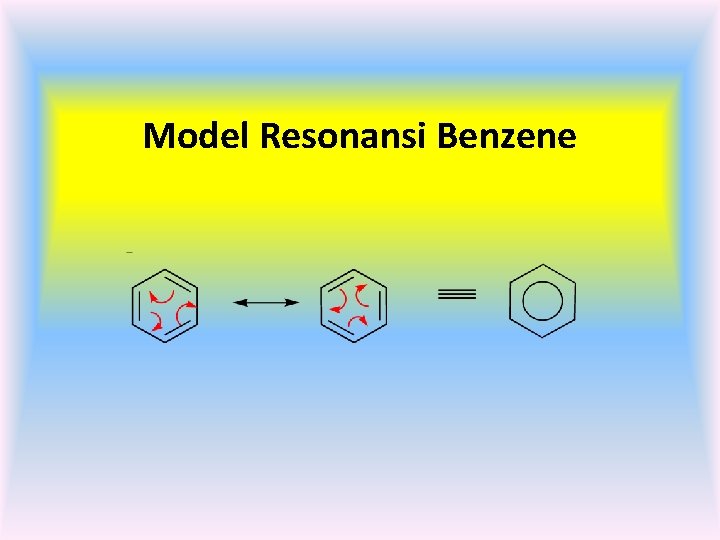 Model Resonansi Benzene 