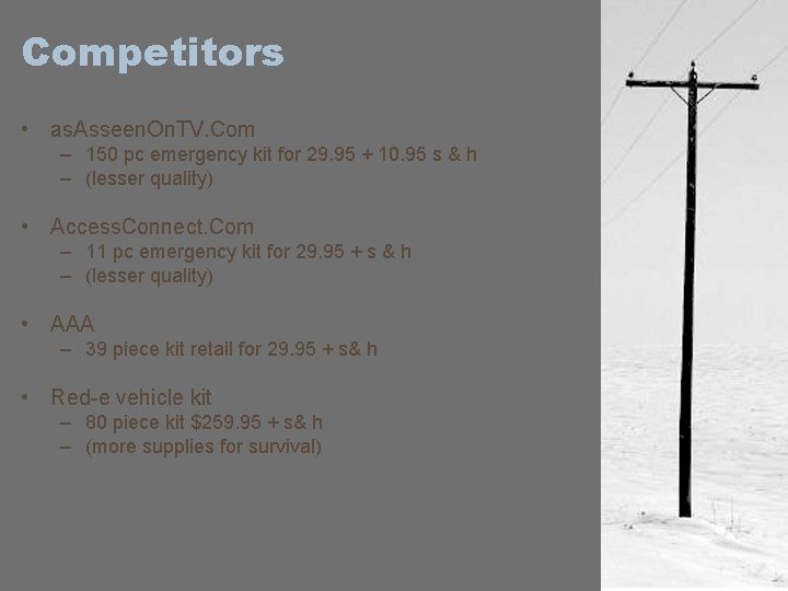 Competitors • as. Asseen. On. TV. Com – 150 pc emergency kit for 29.