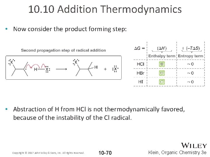 10. 10 Addition Thermodynamics • Now consider the product forming step: • Abstraction of
