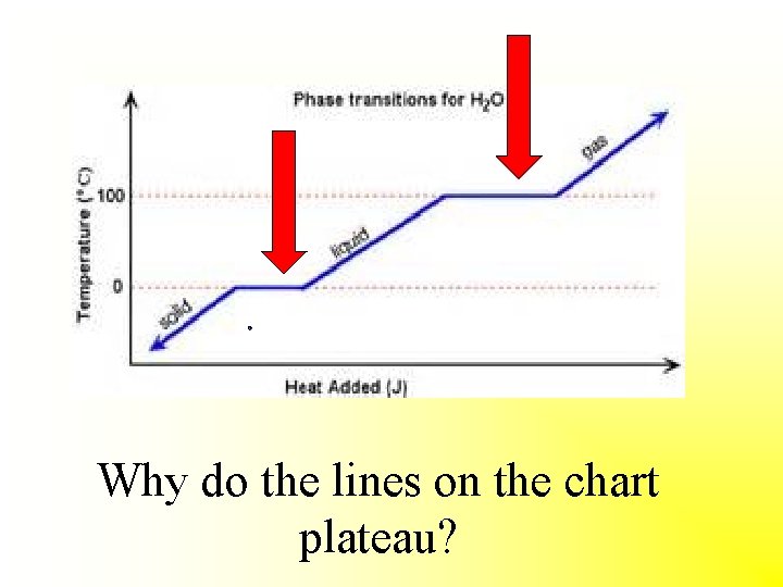 Why do the lines on the chart plateau? 