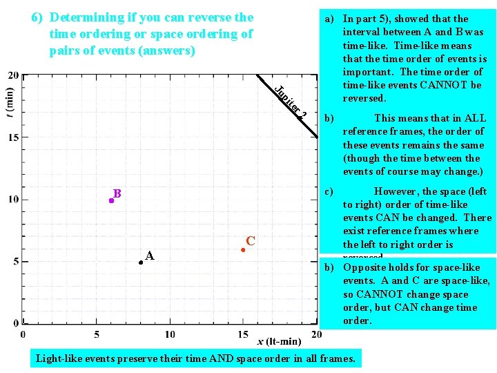 6) Determining if you can reverse the time ordering or space ordering of pairs