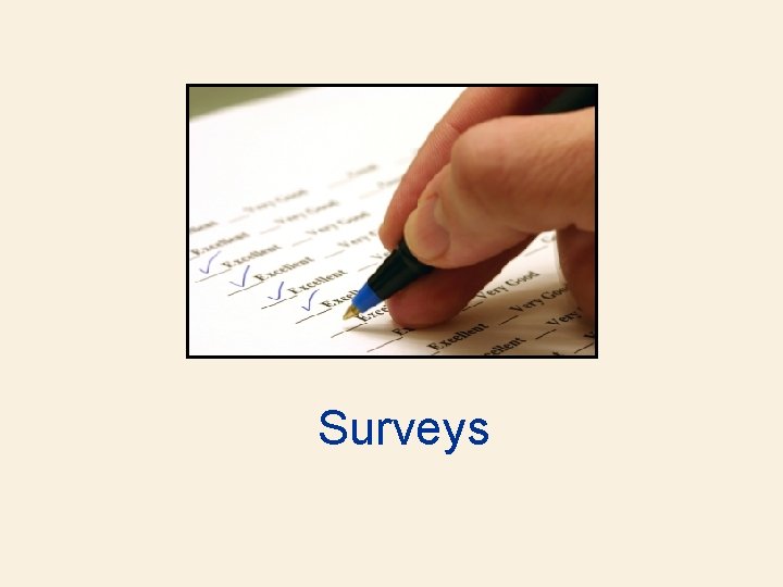 Surveys 