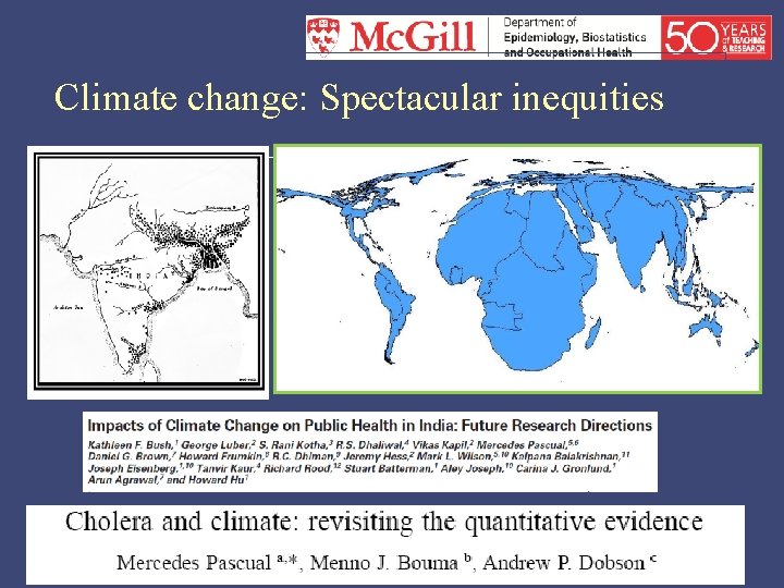 Climate change: Spectacular inequities 