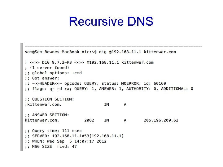 Recursive DNS 