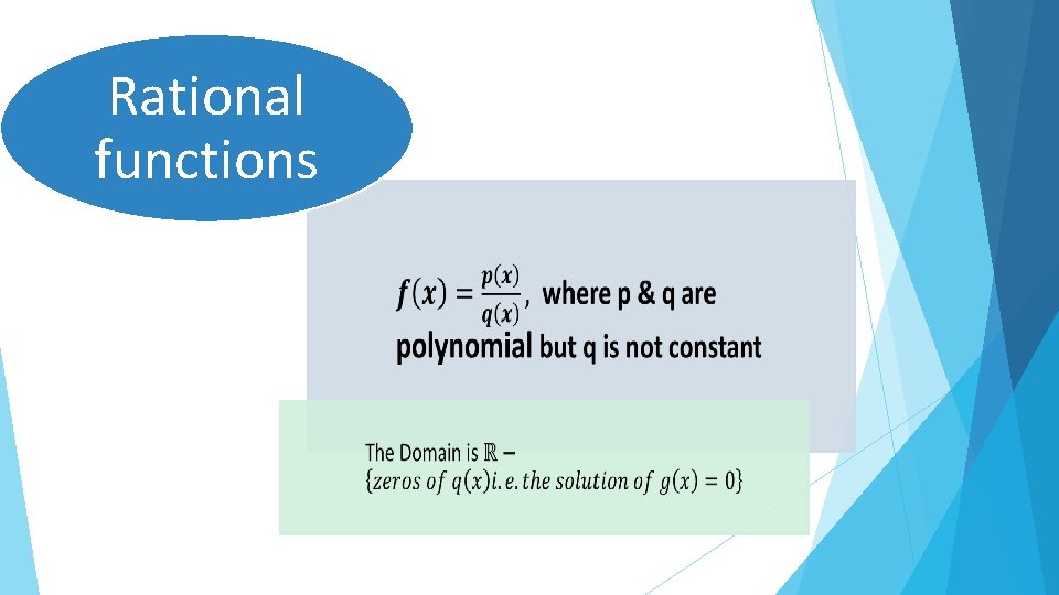 Rational functions 