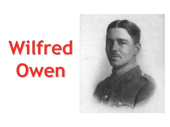 Wilfred Owen 