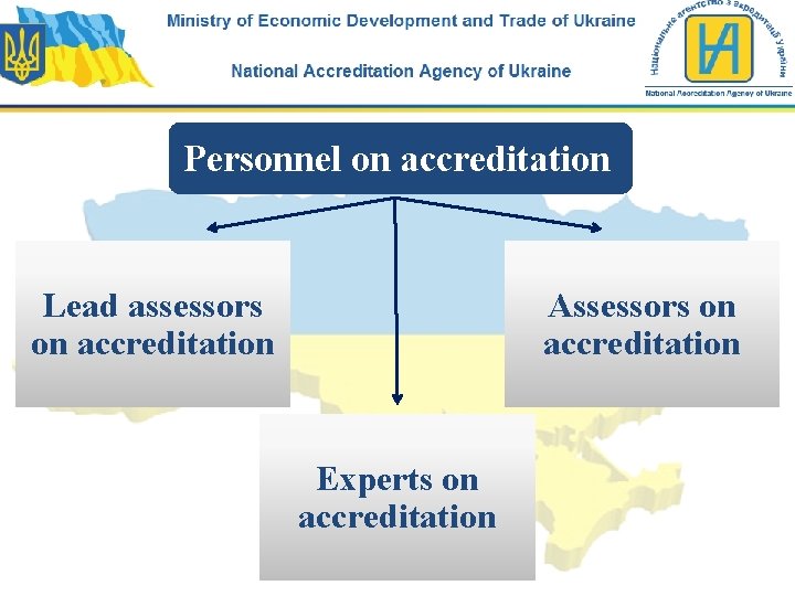 Personnel on accreditation Lead assessors on accreditation Assessors on accreditation Experts on accreditation 
