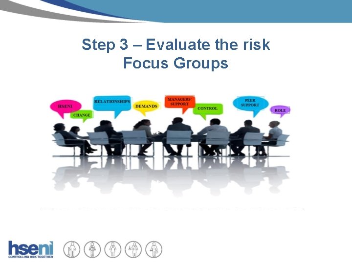 Step 3 – Evaluate the risk Focus Groups 