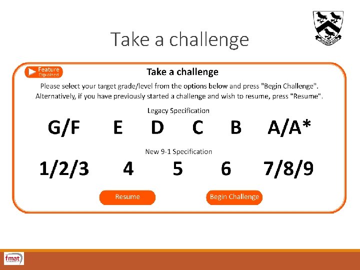 Take a challenge 