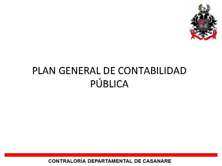 PLAN GENERAL DE CONTABILIDAD PÚBLICA 