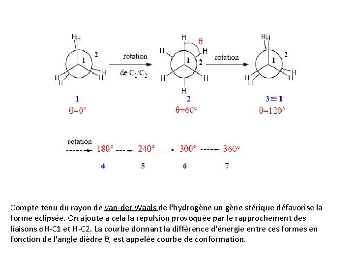 Compte tenu du rayon de van-der Waals de l'hydrogène un gène stérique défavorise la Compte tenu du rayon de van-der Waals de l'hydrogène un gène stérique défavorise la