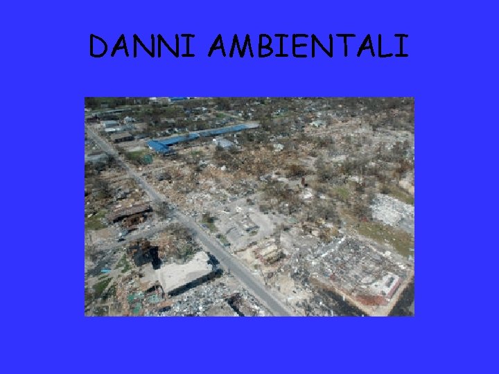 DANNI AMBIENTALI 