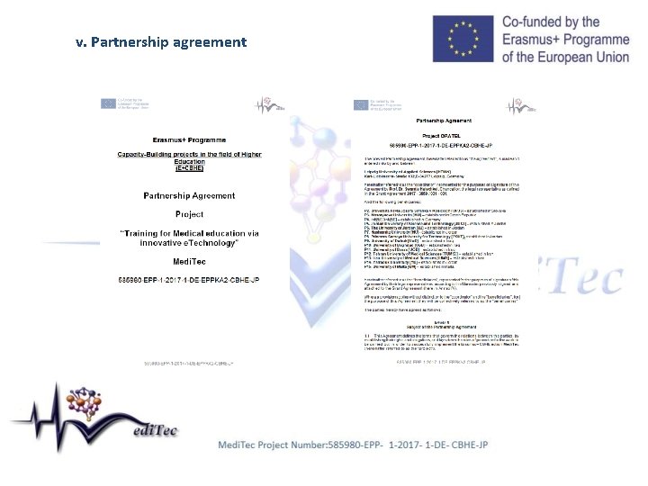 v. Partnership agreement 
