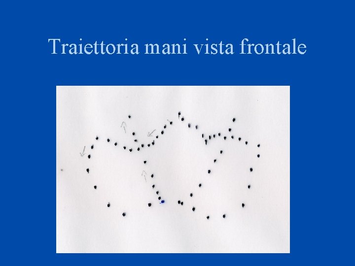 Traiettoria mani vista frontale 